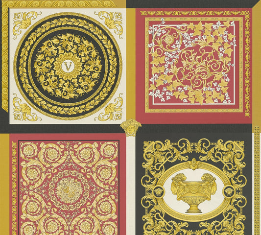 387046X Versace Versace Volume 5 Wallpaper Reverie  Crimson