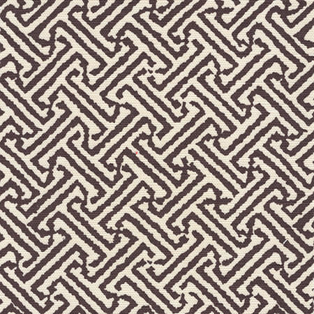 4010-16 JAVA JAVA Brown on Tinted Linen Cotton Quadrille Fabric