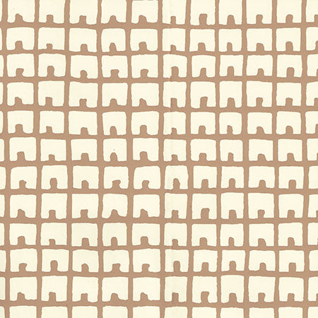 4040-02WP FEZ BACKGROUND Camel Off White Quadrille Wallpaper