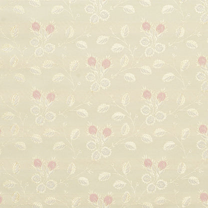 4145 Floral Rose Vine Pink,White & Ivory Charlotte Fabrics