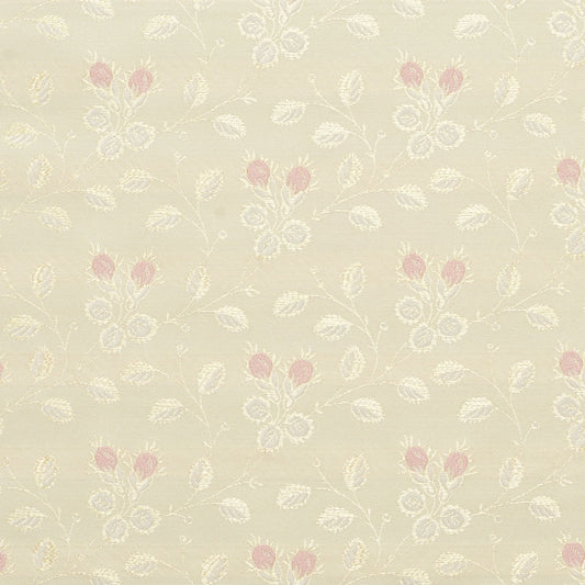 4145 Floral Rose Vine Pink,White & Ivory Charlotte Fabrics