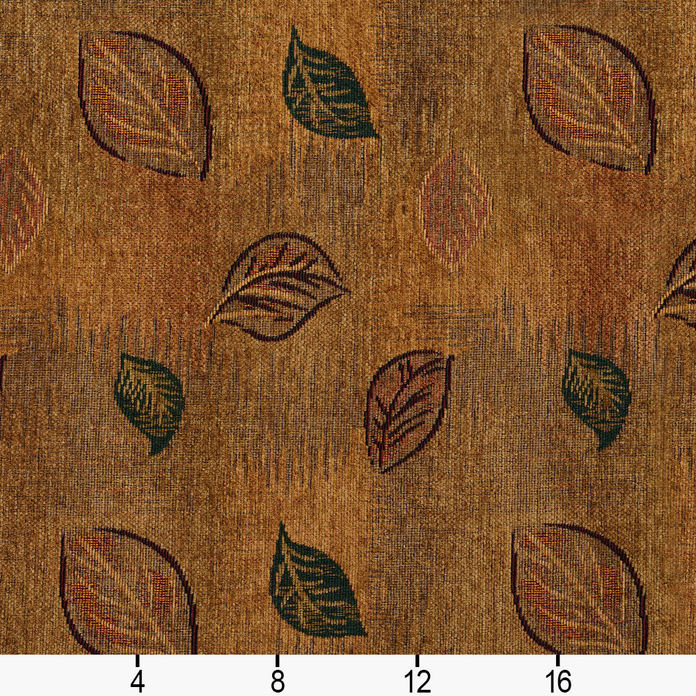 4260 Leaves Basil Green Charlotte Fabrics
