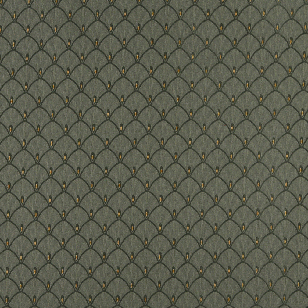 4301 Abstract & Geometric Alpine Fan Green Charlotte Fabrics