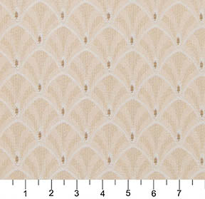 4303 nan Ecru Fan Beige & Taupe Charlotte Fabrics