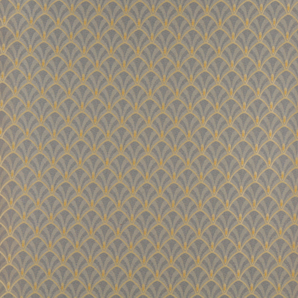4304 Abstract & Geometric Chambray Fan Blue Charlotte Fabrics