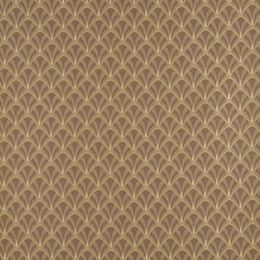 4307 Abstract & Geometric Harvest Fan Brown Charlotte Fabrics