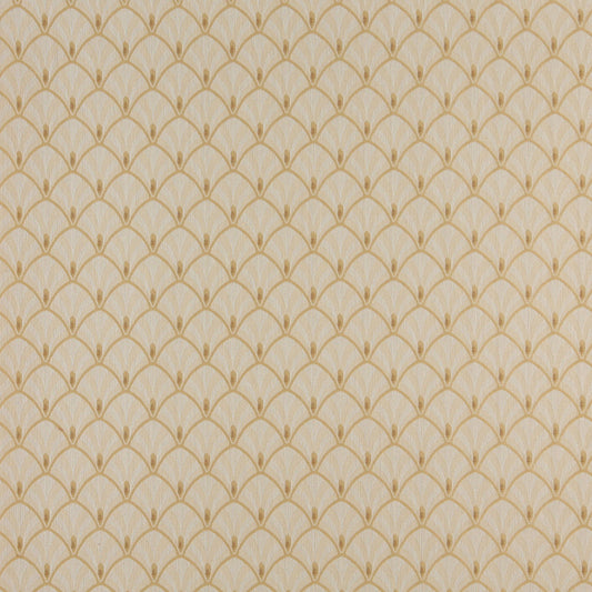 4310 Abstract & Geometric Flax Fan Gold & Yellow Charlotte Fabrics
