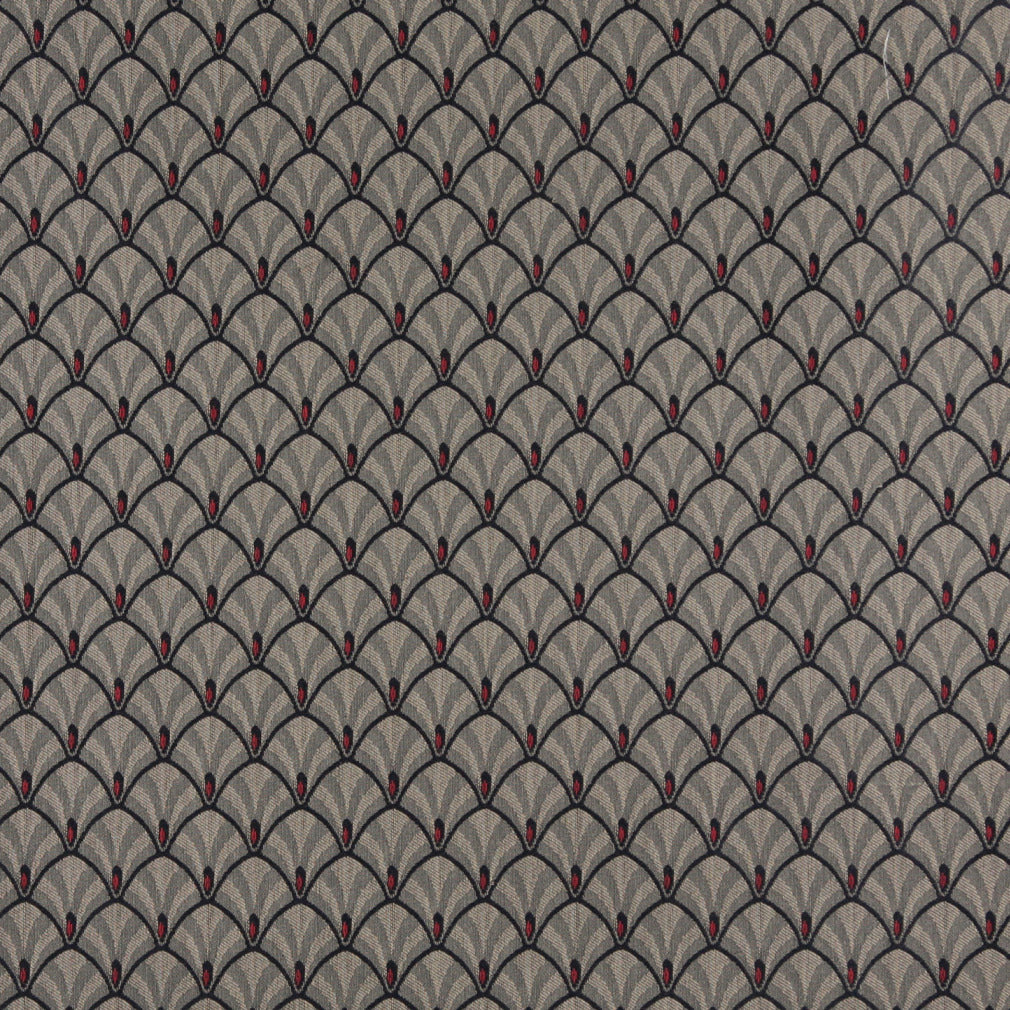 4311 Abstract & Geometric Cobalt Fan Blue Charlotte Fabrics