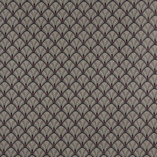 4311 Abstract & Geometric Cobalt Fan Blue Charlotte Fabrics