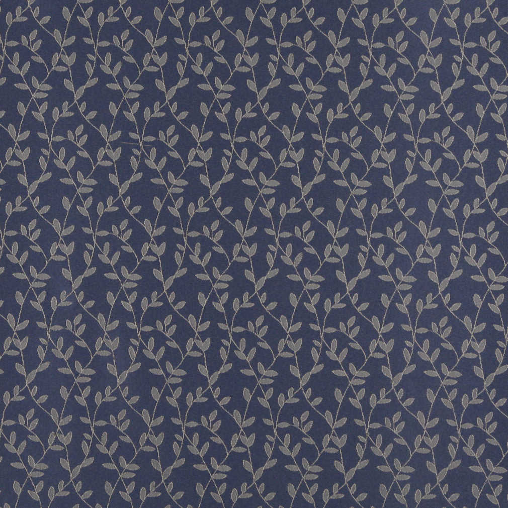 4313 Leaves Wedgewood Vine Blue Charlotte Fabrics