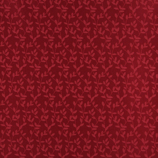 4315 Leaves Ruby Vine Red & Burgundy Charlotte Fabrics