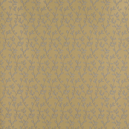 4317 Leaves Chambray Vine Gold & Yellow Charlotte Fabrics