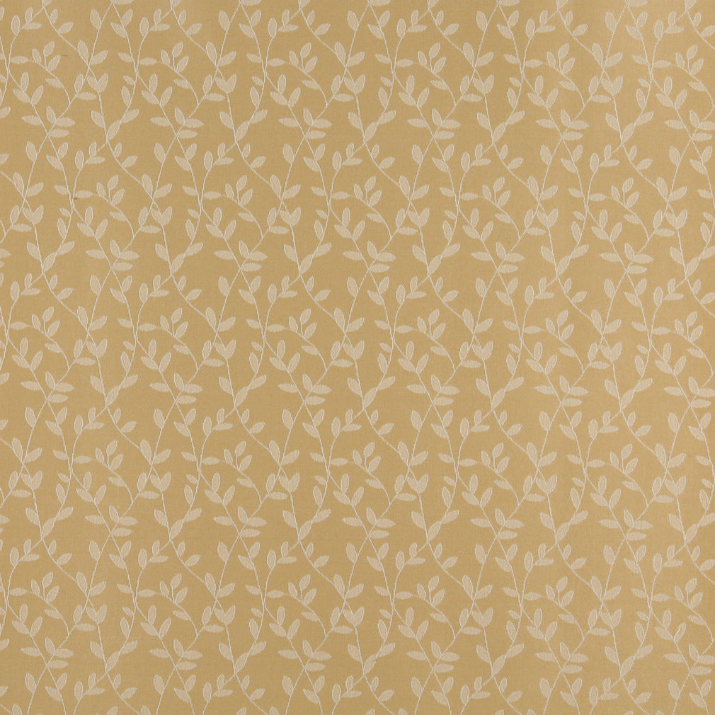 4323 Leaves Flax Vine Gold & Yellow Charlotte Fabrics