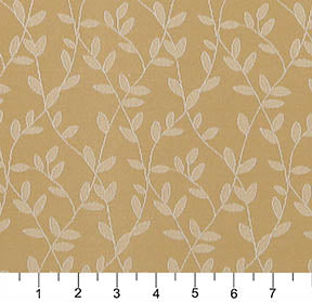 4323 Leaves Flax Vine Gold & Yellow Charlotte Fabrics