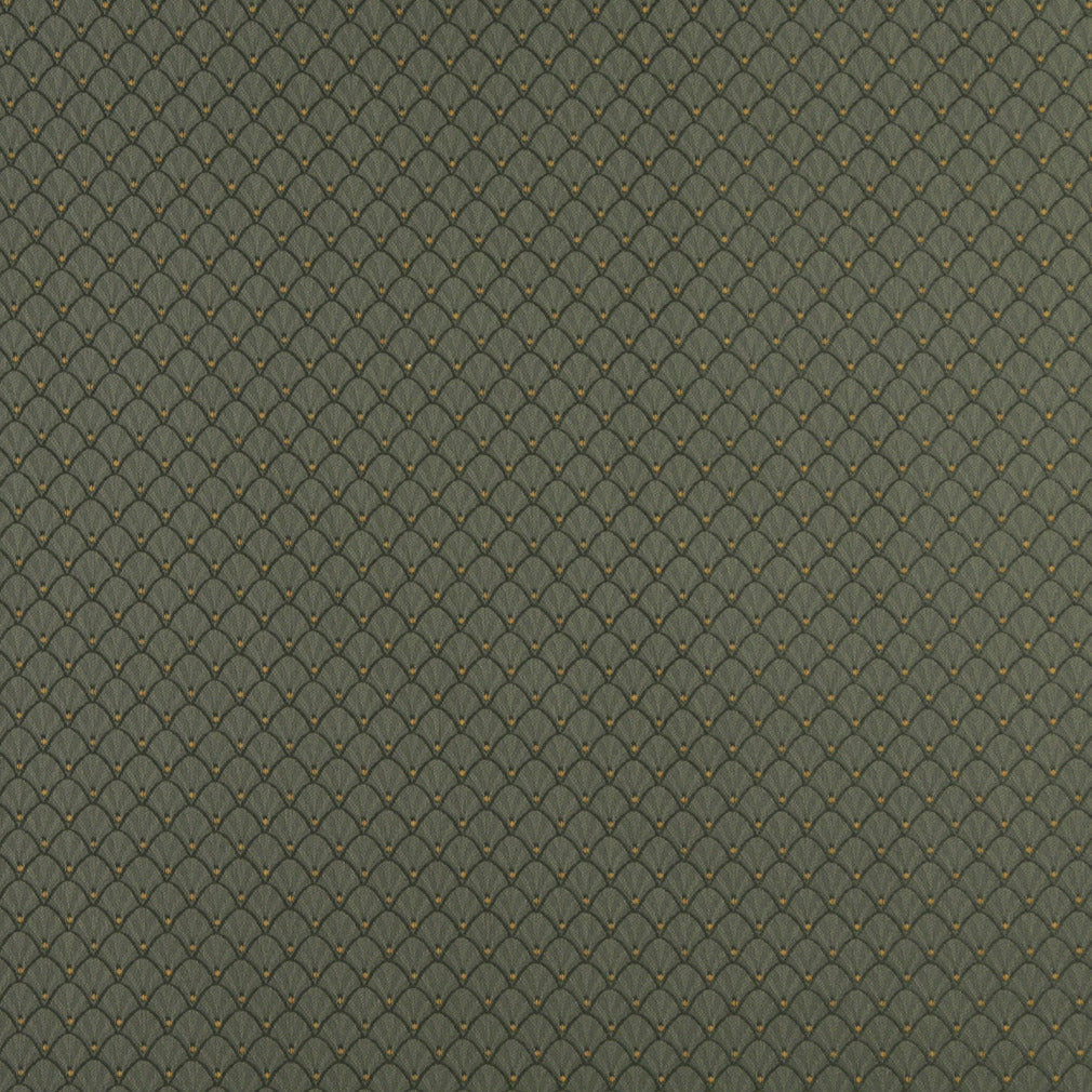 4353 Abstract & Geometric,Small Scale Alpine Shell Green Charlotte Fabrics