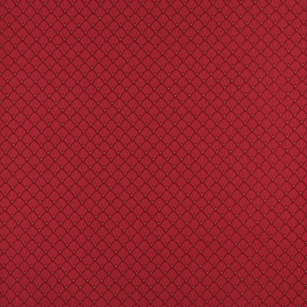 4354 Abstract & Geometric,Small Scale Ruby Shell Red & Burgundy Charlotte Fabrics