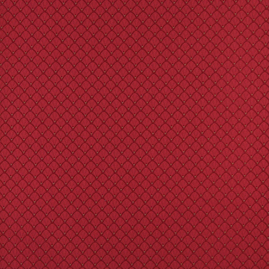 4354 Abstract & Geometric,Small Scale Ruby Shell Red & Burgundy Charlotte Fabrics
