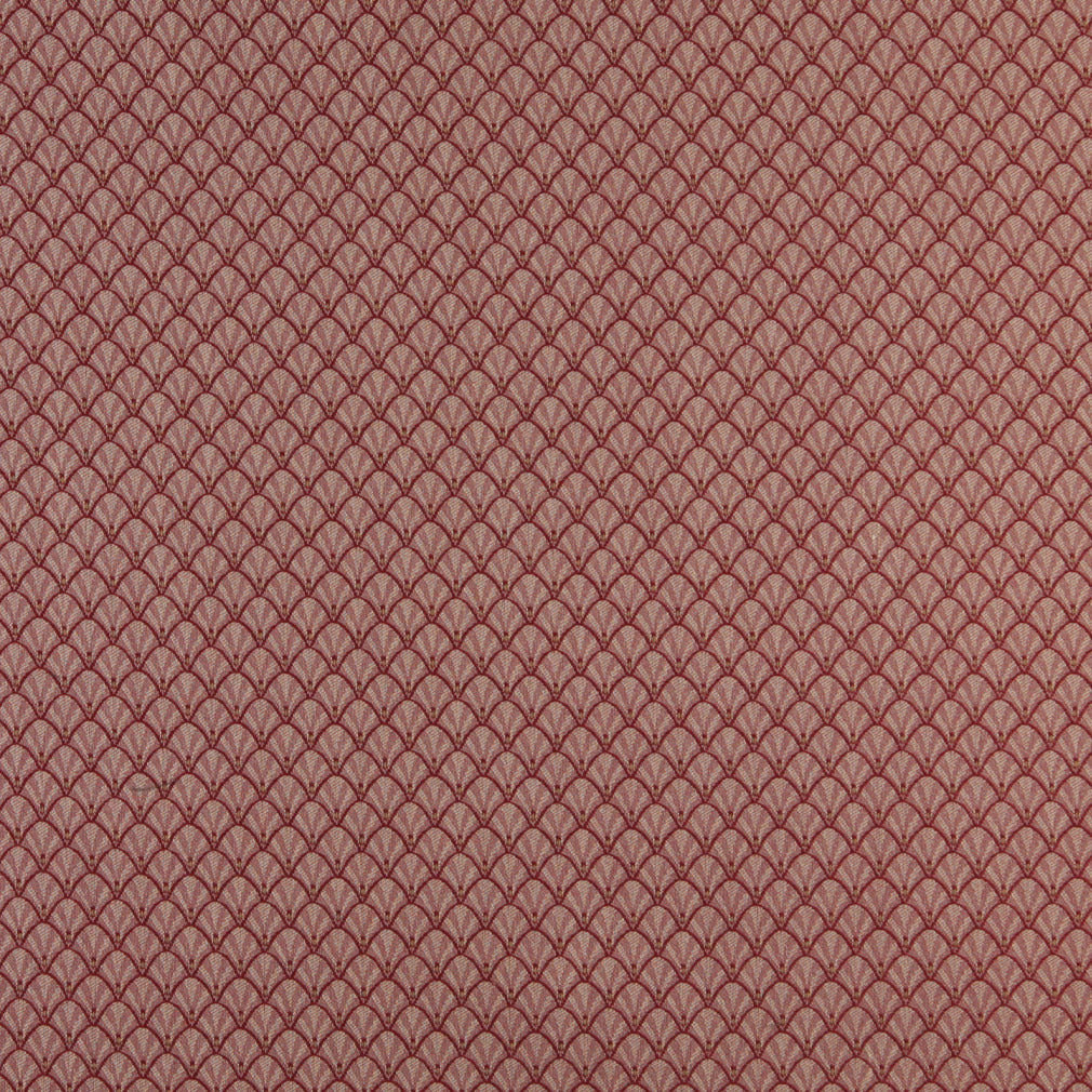 4364 Abstract & Geometric,Small Scale Port Shell Red & Burgundy Charlotte Fabrics