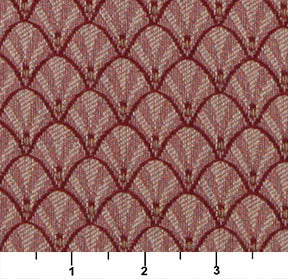 4364 Abstract & Geometric,Small Scale Port Shell Red & Burgundy Charlotte Fabrics