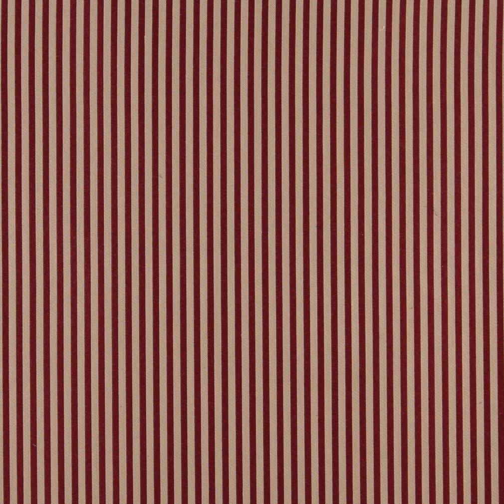 4377 Stripe Port Stripe Red & Burgundy Charlotte Fabrics