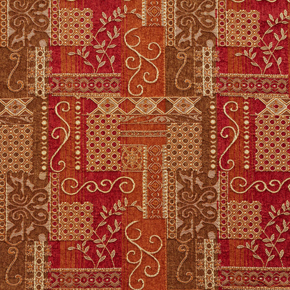 4540 Abstract & Geometric Sangria Red & Burgundy Charlotte Fabrics