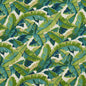 4635 Leaves,Tropical & Botanical Belize  Aqua & Teal,Green Charlotte Fabrics