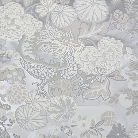 5001068 CHIANG MAI DRAGON Limestone Schumacher Wallpaper