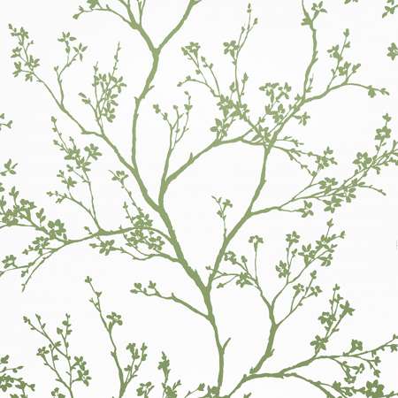 5003345 TWIGGY Green Schumacher Wallpaper