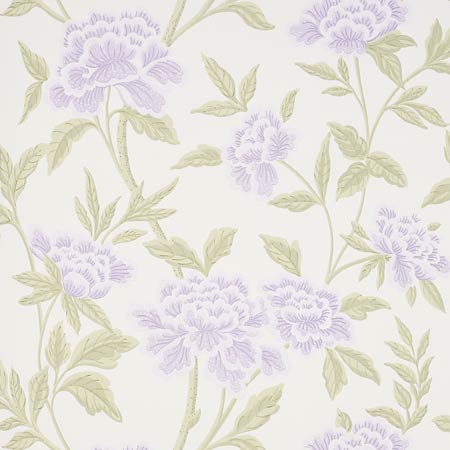 5004384 WHITNEY FLORAL Lavendar Schumacher Wallpaper