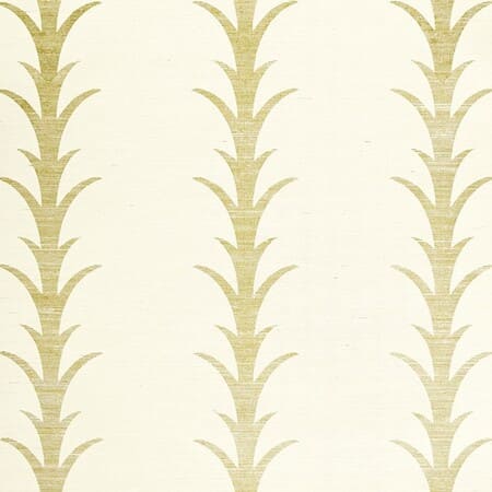 5006051 ACANTHUS STRIPE SISAL Filigree Schumacher Wallpaper