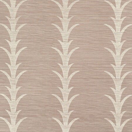 5006055 ACANTHUS STRIPE SISAL Haze Schumacher Wallpaper