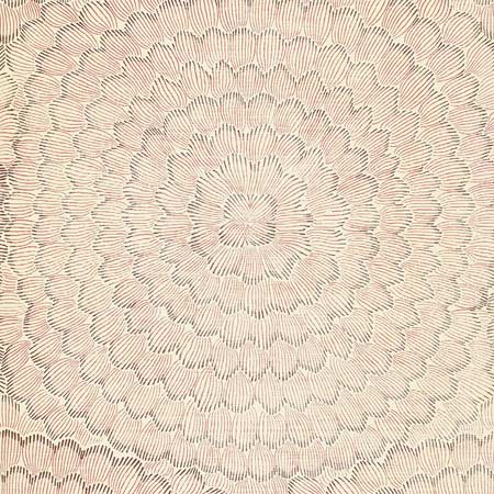 5006075 FEATHER BLOOM SISAL Venetian Pink Schumacher Wallpaper