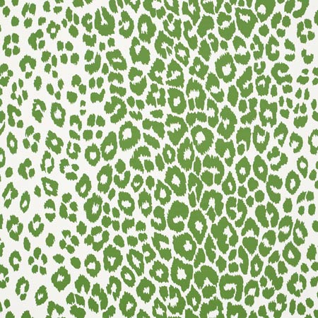 5007015 ICONIC LEOPARD Green Schumacher Wallpaper