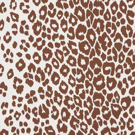 5007018 ICONIC LEOPARD Brown Schumacher Wallpaper