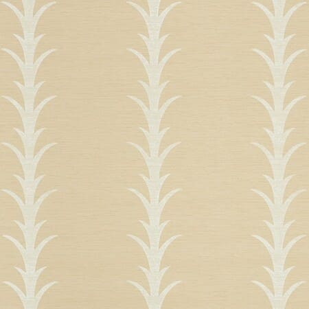 5008592 ACANTHUS STRIPE VINYL Natural Schumacher Wallpaper