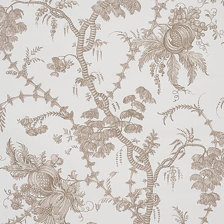 5010621 SAN CRISTOBAL TOILE Cocoa Schumacher Wallpaper