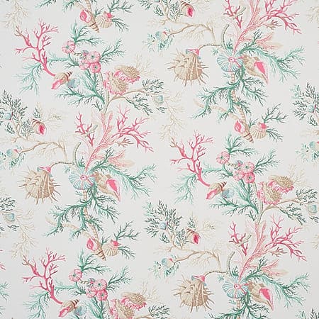 5010651 DEL TESORO Pink & Aqua Schumacher Wallpaper