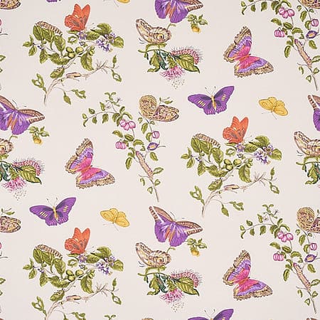 5010692 BAUDIN BUTTERFLY Purple Schumacher Wallpaper