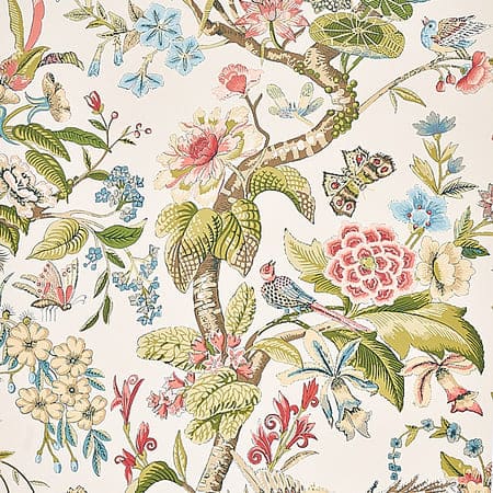 5011722 CRANLEY GARDEN Document Schumacher Wallpaper