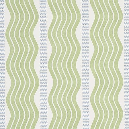 5012120 SINA STRIPE Green Schumacher Wallpaper