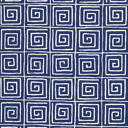 5012813 TROUSDALE Midnight Blue Schumacher Wallpaper