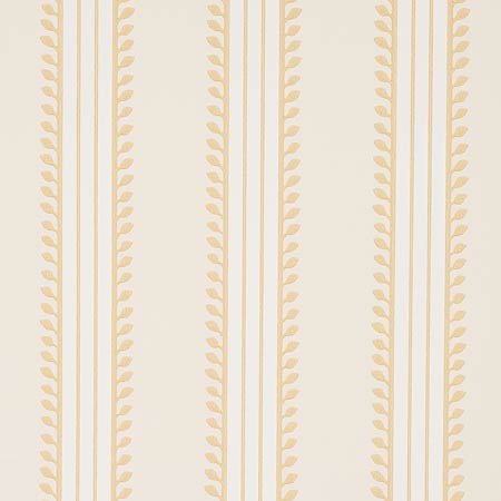 5012851 ETRUSCAN STRIPE Ivory & Ocher Schumacher Wallpaper