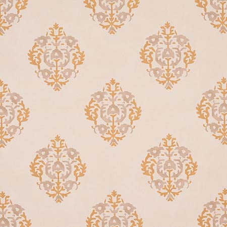 5012880 CONSTANTINE Natural & Ocher Schumacher Wallpaper