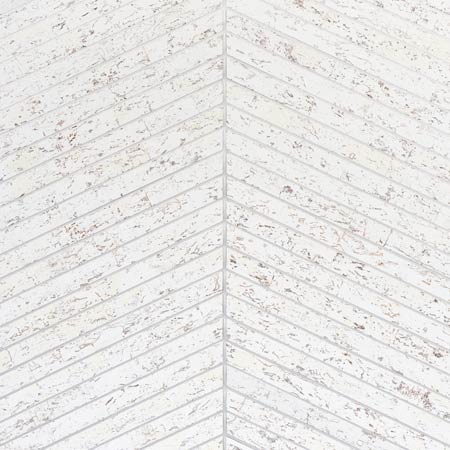 5013010 CORK HERRINGBONE White Schumacher Wallpaper