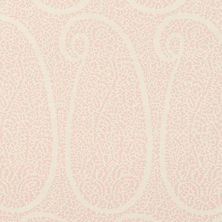 5013032 AMBALA PAISLEY SISAL Blush Schumacher Wallpaper