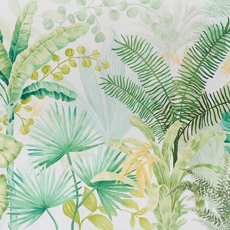 5013270 BIG TROPICAL PANEL SET Green Schumacher Wallpaper