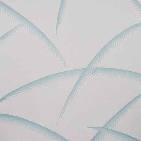 5013300 DECO PALMS Seaglass Schumacher Wallpaper