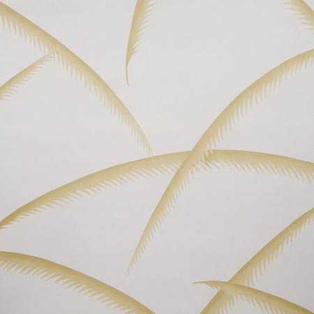 5013301 DECO PALMS Charcoal Schumacher Wallpaper