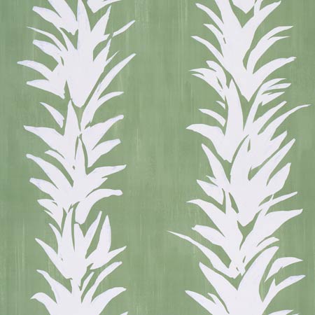 5013660 WHITE LOTUS Soft Green Schumacher Wallpaper