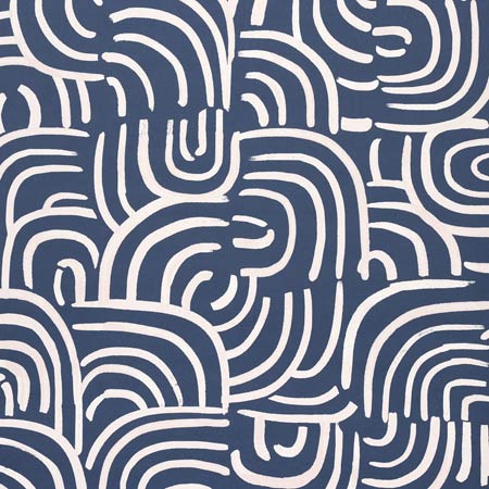 5013691 NEW BEAT Dark Blue Schumacher Wallpaper